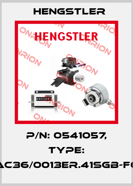 p/n: 0541057, Type: AC36/0013ER.41SGB-F0 Hengstler