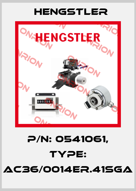 p/n: 0541061, Type: AC36/0014ER.41SGA Hengstler