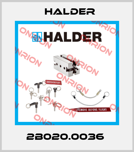 2B020.0036  Halder