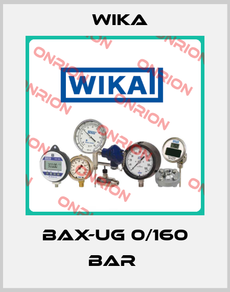BAX-UG 0/160 bar  Wika