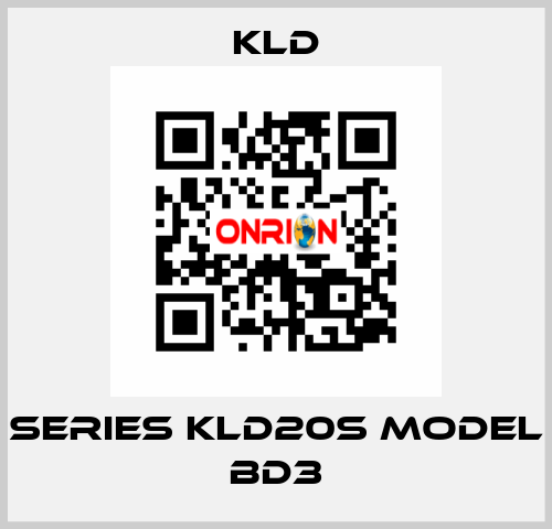 Series KLD20S Model BD3 KLD