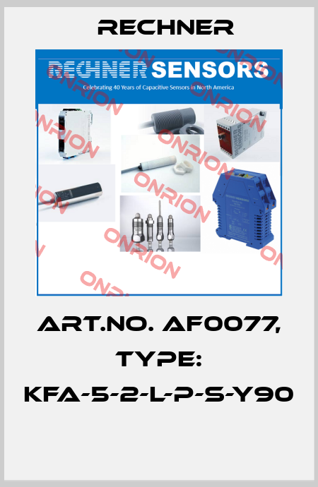 Art.No. AF0077, Type: KFA-5-2-L-P-S-Y90  Rechner