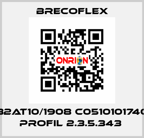 32AT10/1908 C0510101740 Profil 2.3.5.343  Brecoflex