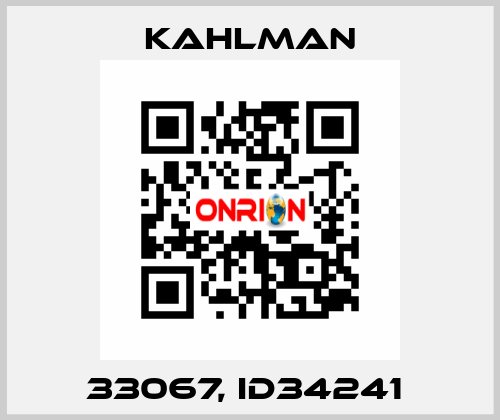 33067, ID34241  Kahlman