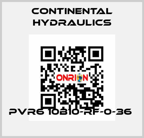 PVR6 10B10-RF-0-36  Continental Hydraulics