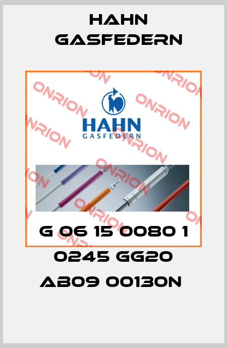 G 06 15 0080 1 0245 GG20 AB09 00130N  Hahn Gasfedern