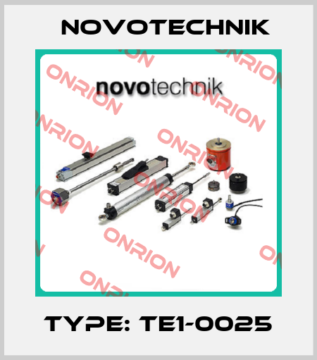 Type: TE1-0025 Novotechnik