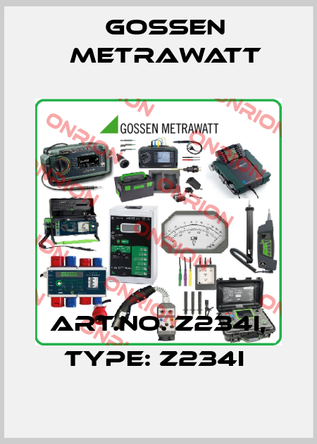 Art.No. Z234I, Type: Z234I  Gossen Metrawatt