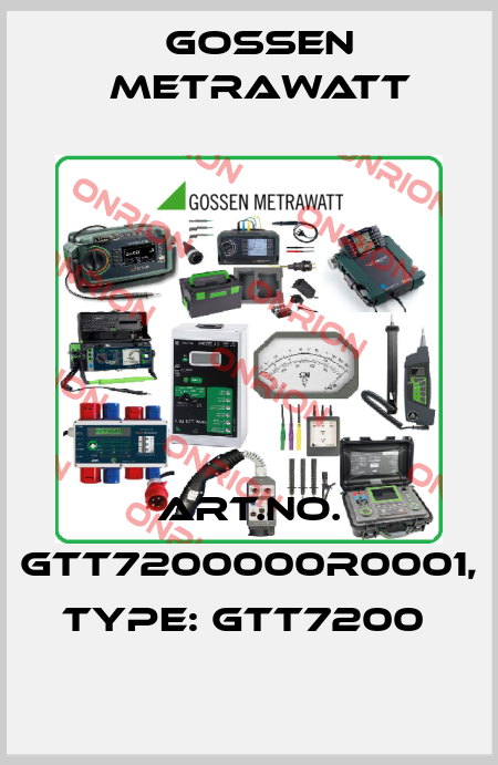 Art.No. GTT7200000R0001, Type: GTT7200  Gossen Metrawatt