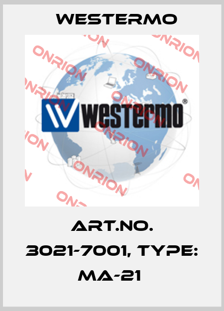 Art.No. 3021-7001, Type: MA-21  Westermo