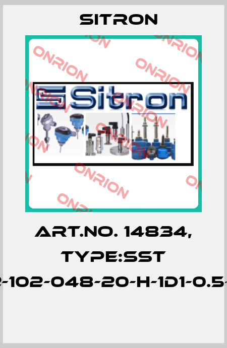 Art.No. 14834, Type:SST 02-102-048-20-H-1D1-0.5-J5  Sitron