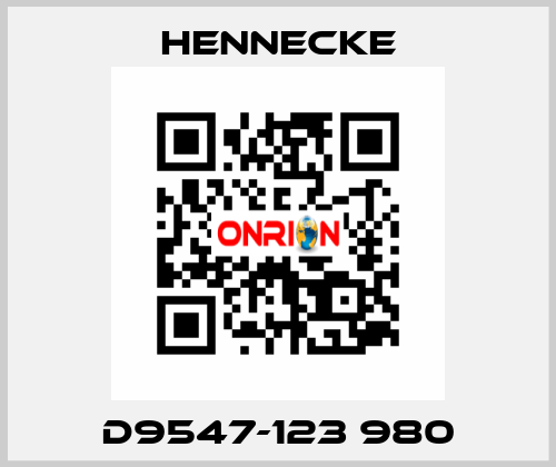 D9547-123 980 Hennecke