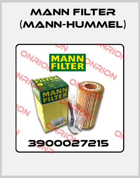 3900027215  Mann Filter (Mann-Hummel)