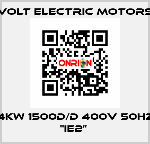 4KW 1500D/D 400V 50HZ "IE2"  Volt Electric Motors