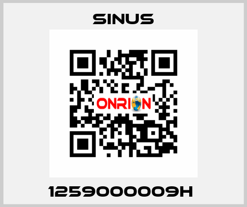  1259000009H  Sinus