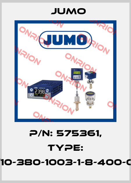 p/n: 575361, Type: 902130/10-380-1003-1-8-400-000/000 Jumo