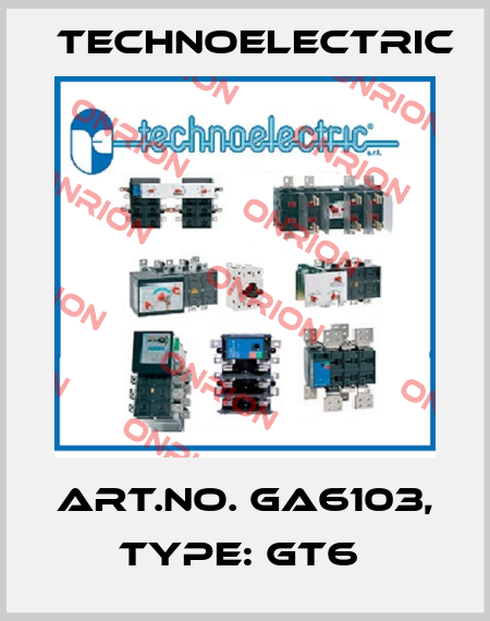 Art.No. GA6103, Type: GT6  Technoelectric