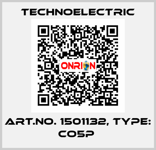 Art.No. 1501132, Type: CO5P  Technoelectric