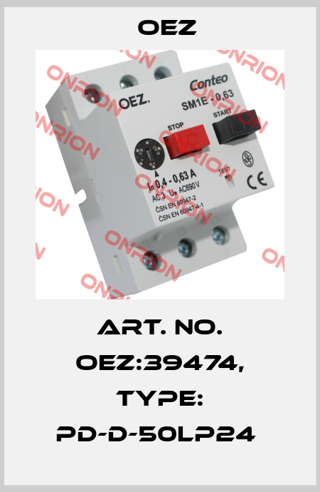 Art. No. OEZ:39474, Type: PD-D-50LP24  OEZ