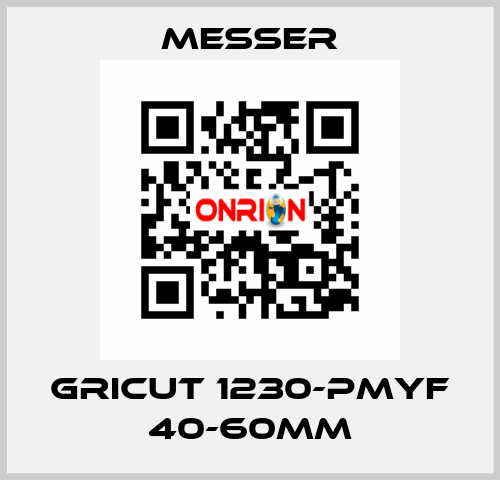 Gricut 1230-PMYF 40-60mm Messer