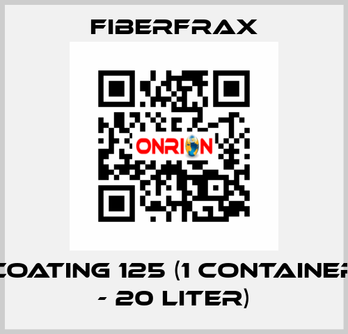 COATING 125 (1 container - 20 liter) Fiberfrax