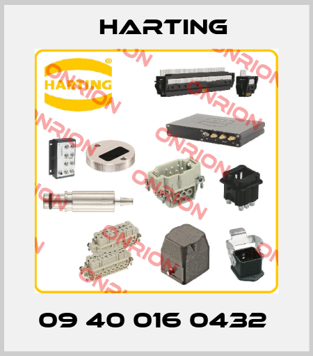09 40 016 0432  Harting