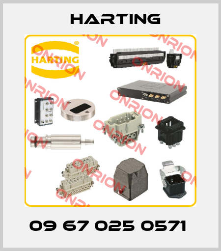 09 67 025 0571  Harting