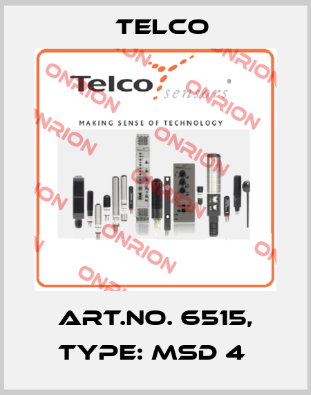 Art.No. 6515, Type: MSD 4  Telco