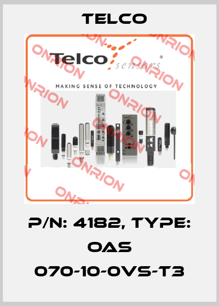 p/n: 4182, Type: OAS 070-10-0VS-T3 Telco