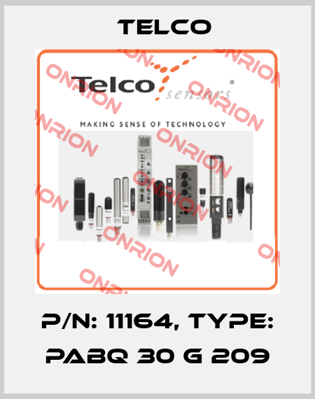 p/n: 11164, Type: PABQ 30 G 209 Telco