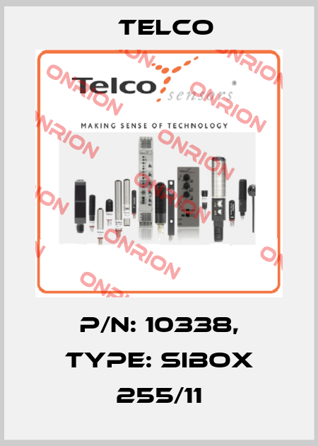 p/n: 10338, Type: Sibox 255/11 Telco