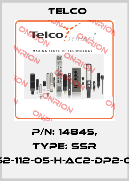 p/n: 14845, Type: SSR 02-062-112-05-H-AC2-DP2-0.5-J12 Telco
