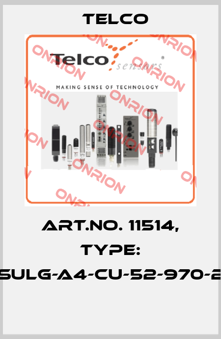 Art.No. 11514, Type: SULG-A4-CU-52-970-2  Telco