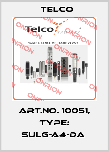 Art.No. 10051, Type: SULG-A4-DA  Telco