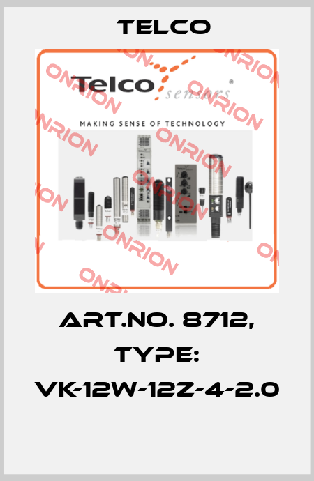 Art.No. 8712, Type: VK-12W-12Z-4-2.0  Telco