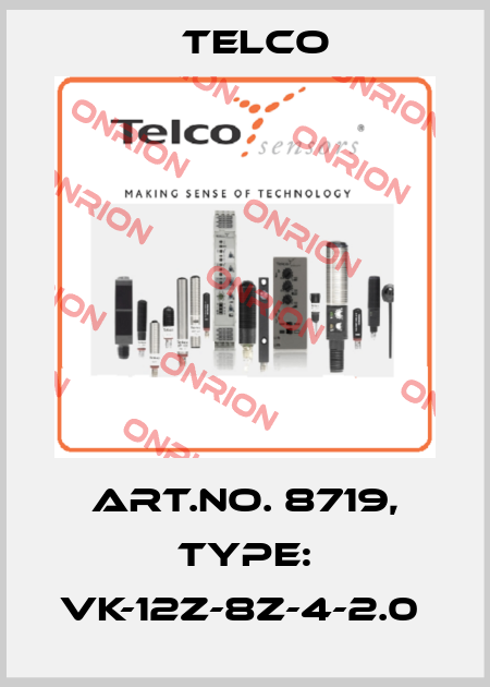 Art.No. 8719, Type: VK-12Z-8Z-4-2.0  Telco