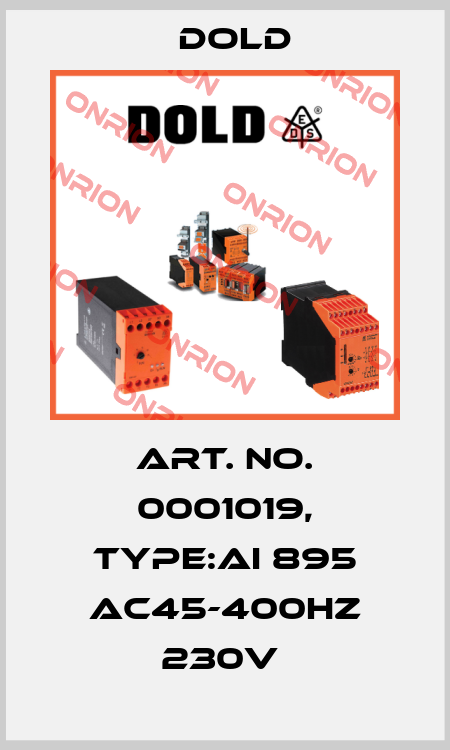 Art. No. 0001019, Type:AI 895 AC45-400HZ 230V  Dold