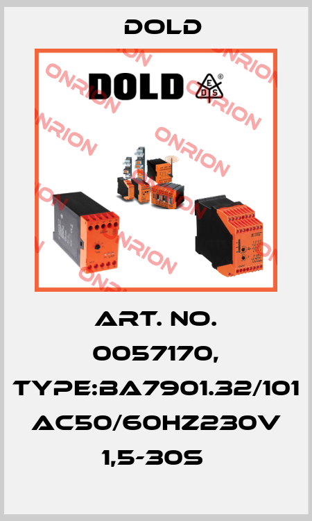 Art. No. 0057170, Type:BA7901.32/101 AC50/60HZ230V 1,5-30S  Dold