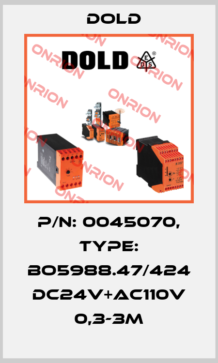 p/n: 0045070, Type: BO5988.47/424 DC24V+AC110V 0,3-3M Dold