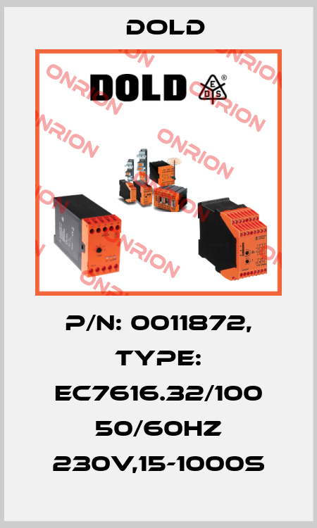 p/n: 0011872, Type: EC7616.32/100 50/60HZ 230V,15-1000S Dold