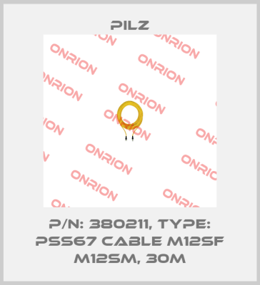 p/n: 380211, Type: PSS67 Cable M12sf M12sm, 30m Pilz