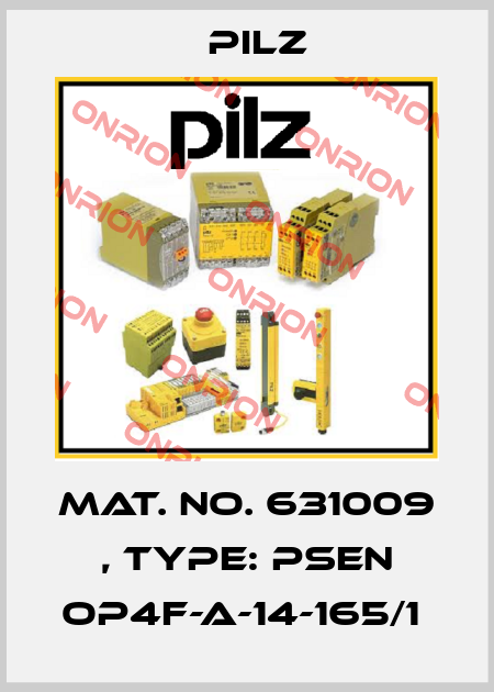 Mat. No. 631009 , Type: PSEN op4F-A-14-165/1  Pilz