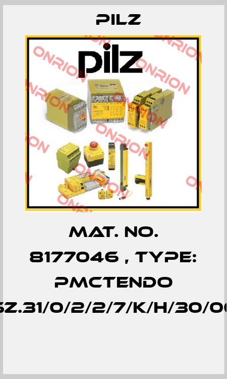 Mat. No. 8177046 , Type: PMCtendo SZ.31/0/2/2/7/K/H/30/00  Pilz