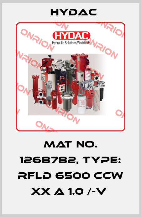 Mat No. 1268782, Type: RFLD 6500 CCW XX A 1.0 /-V  Hydac