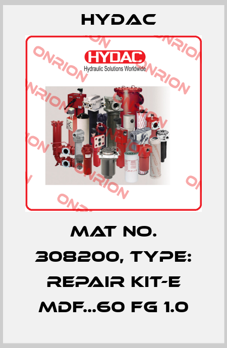 Mat No. 308200, Type: REPAIR KIT-E MDF...60 FG 1.0 Hydac