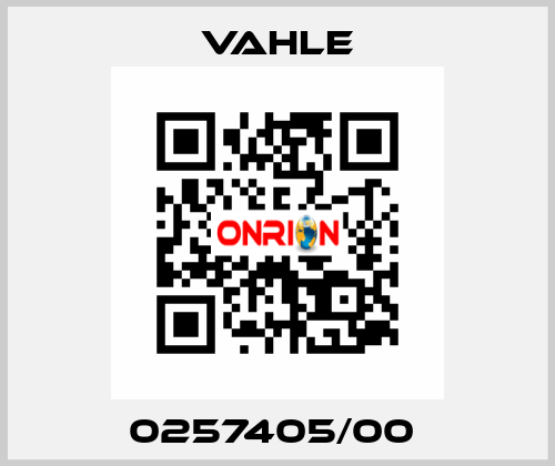 0257405/00  Vahle