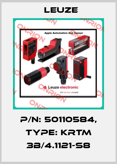 p/n: 50110584, Type: KRTM 3B/4.1121-S8 Leuze