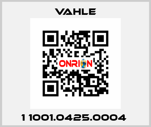 1 1001.0425.0004  Vahle