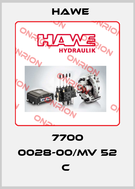 7700 0028-00/MV 52 C  Hawe
