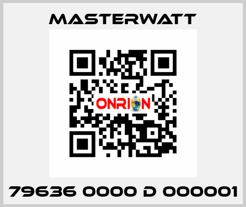 79636 0000 D 000001 Masterwatt